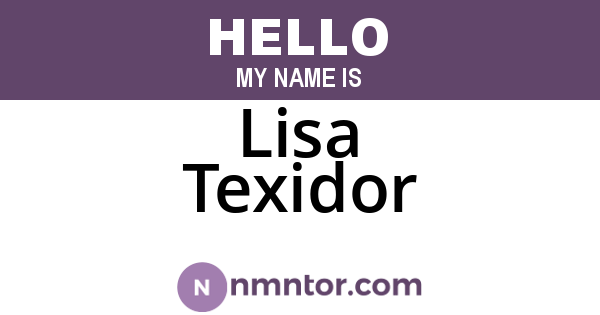 Lisa Texidor
