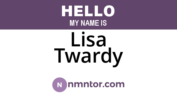 Lisa Twardy