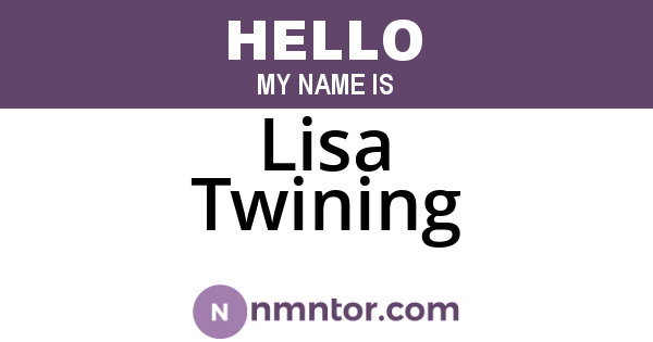 Lisa Twining