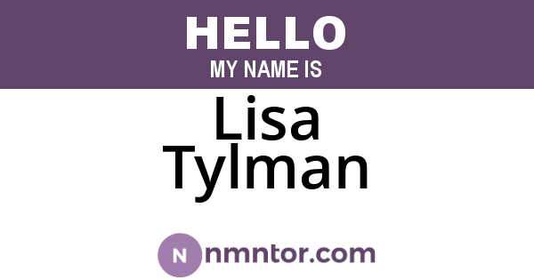 Lisa Tylman
