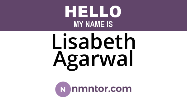 Lisabeth Agarwal