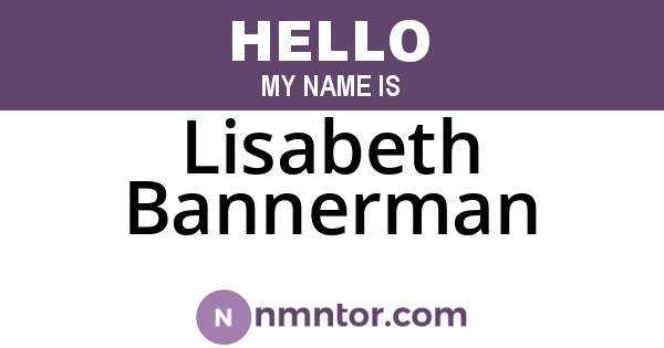 Lisabeth Bannerman