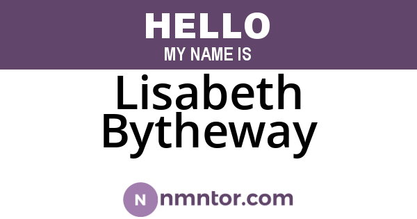 Lisabeth Bytheway