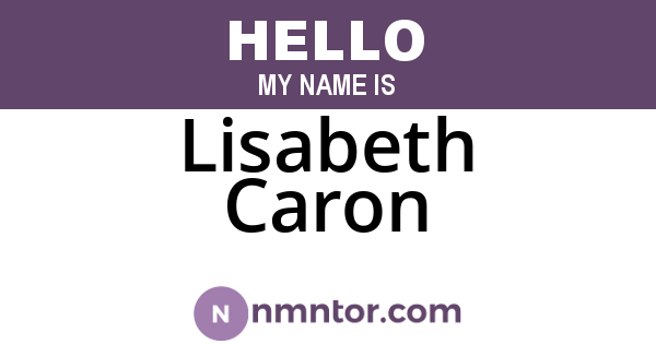Lisabeth Caron