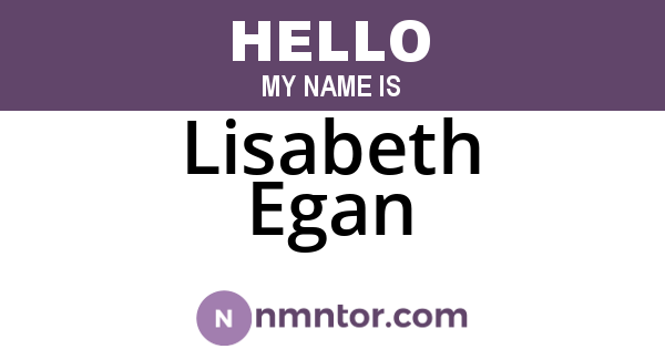 Lisabeth Egan