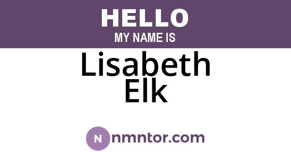 Lisabeth Elk