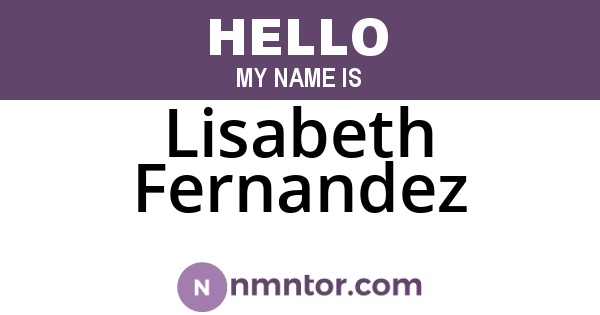 Lisabeth Fernandez