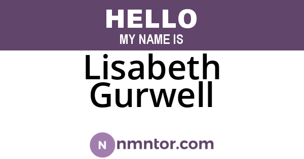 Lisabeth Gurwell