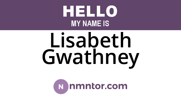 Lisabeth Gwathney