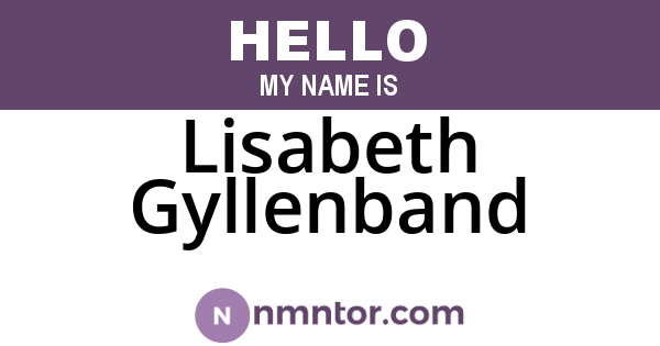 Lisabeth Gyllenband