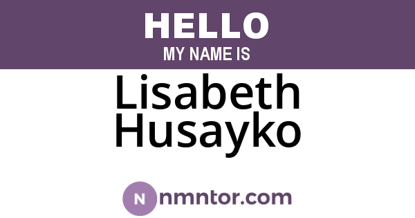 Lisabeth Husayko