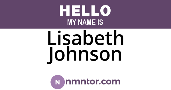 Lisabeth Johnson