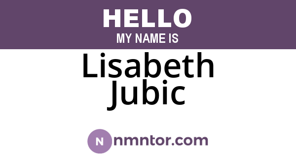 Lisabeth Jubic