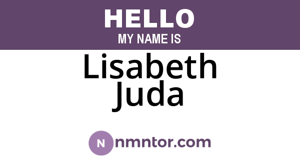 Lisabeth Juda