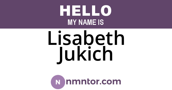 Lisabeth Jukich