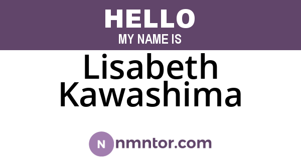 Lisabeth Kawashima