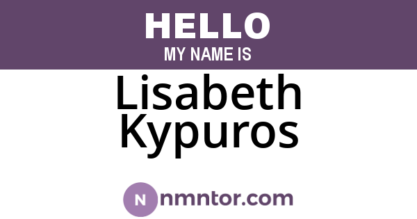 Lisabeth Kypuros