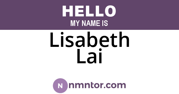 Lisabeth Lai