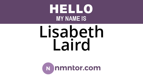 Lisabeth Laird