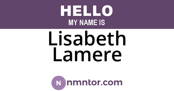 Lisabeth Lamere