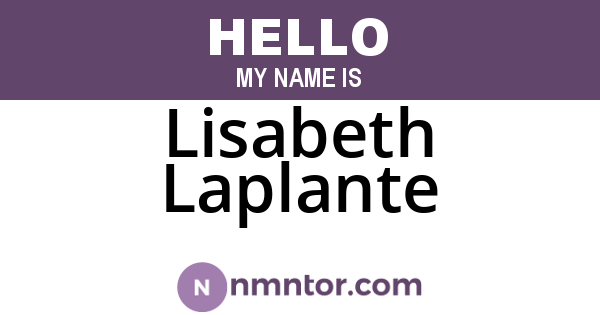 Lisabeth Laplante