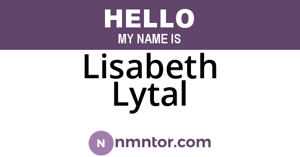 Lisabeth Lytal