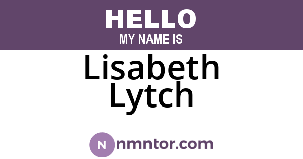 Lisabeth Lytch