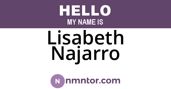 Lisabeth Najarro