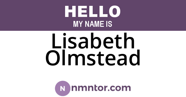 Lisabeth Olmstead