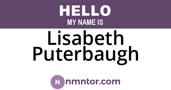 Lisabeth Puterbaugh