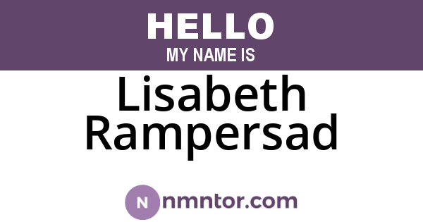 Lisabeth Rampersad