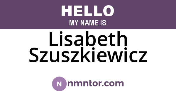 Lisabeth Szuszkiewicz
