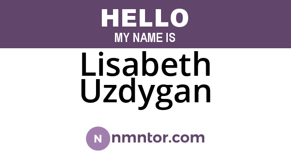 Lisabeth Uzdygan