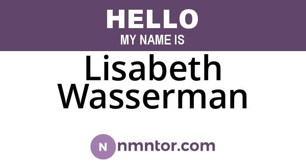 Lisabeth Wasserman