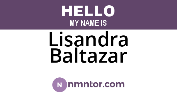 Lisandra Baltazar