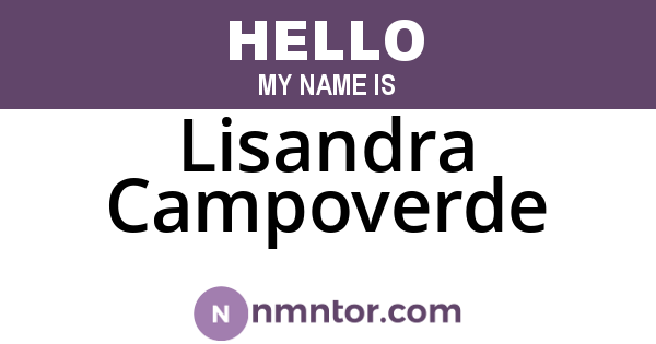 Lisandra Campoverde