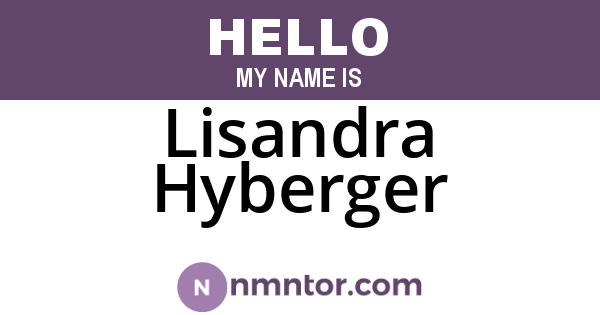 Lisandra Hyberger