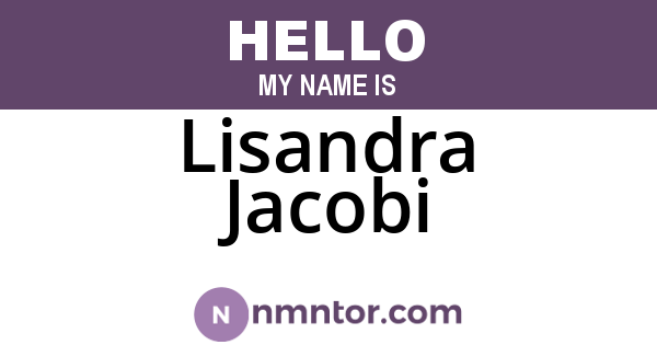 Lisandra Jacobi