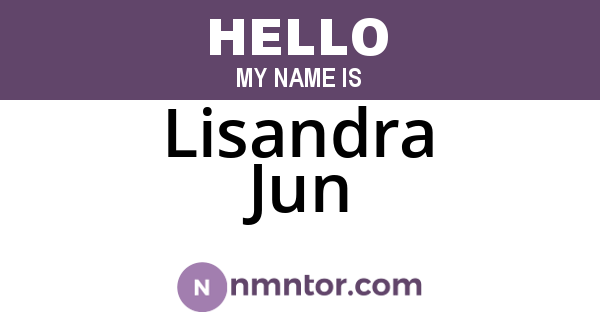 Lisandra Jun