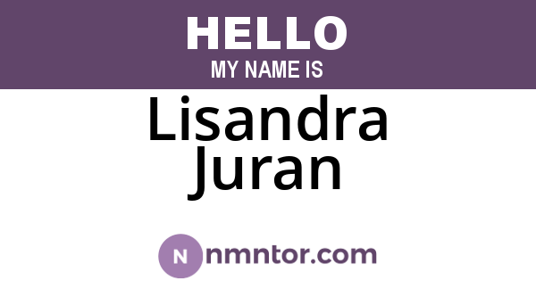 Lisandra Juran