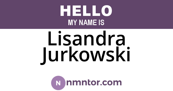 Lisandra Jurkowski