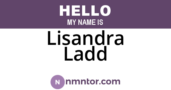 Lisandra Ladd