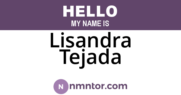 Lisandra Tejada