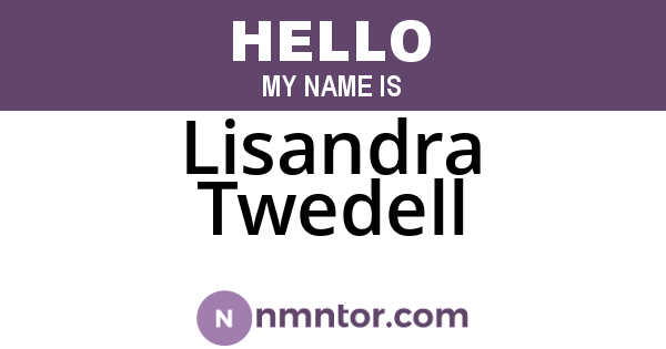 Lisandra Twedell