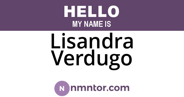 Lisandra Verdugo