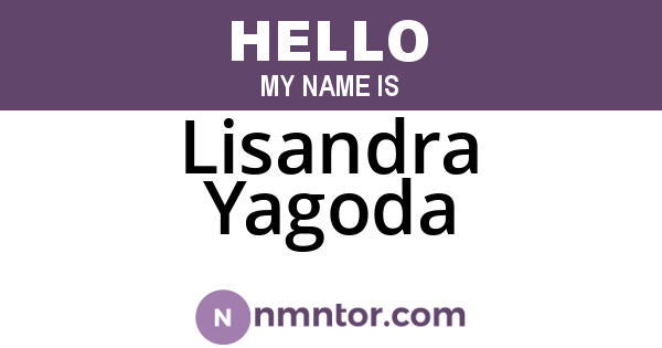 Lisandra Yagoda