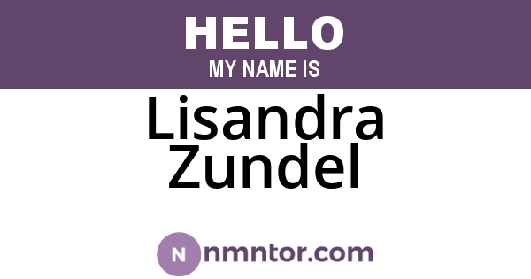 Lisandra Zundel