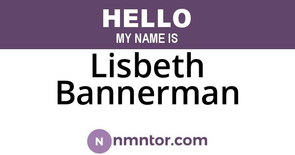 Lisbeth Bannerman
