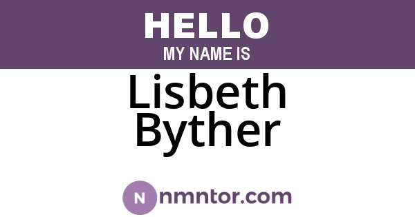 Lisbeth Byther
