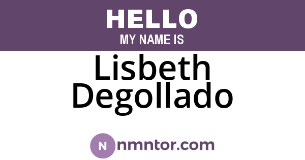 Lisbeth Degollado
